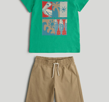 Mothercare Sardines T-Shirt and Shorts Outfit