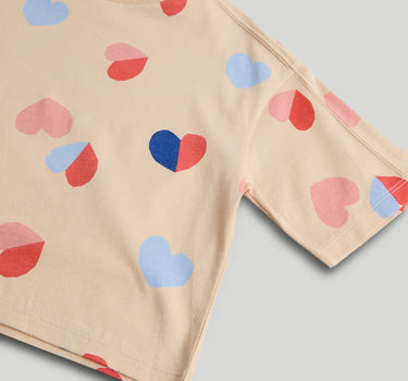Mothercare Peach Hearts T-Shirt