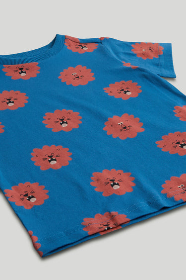Mothercare Blue Lion Shorts and T-Shirt Outfit