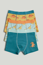 Load image into Gallery viewer, Mothercare 3 Pack Dinosaur Trunk Briefs
