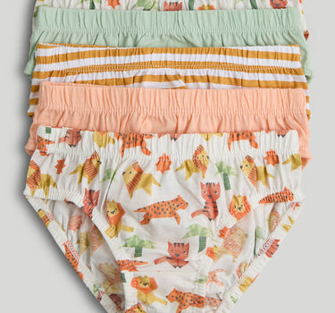 Mothercare 5 Pack Origami Animal Briefs