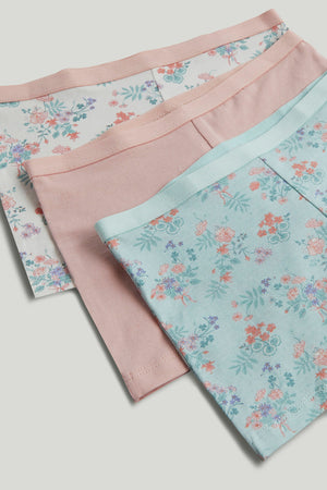 Mothercare 3 Pack Floral Short Briefs