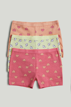 Mothercare 3 Pack Hearts Short Briefs