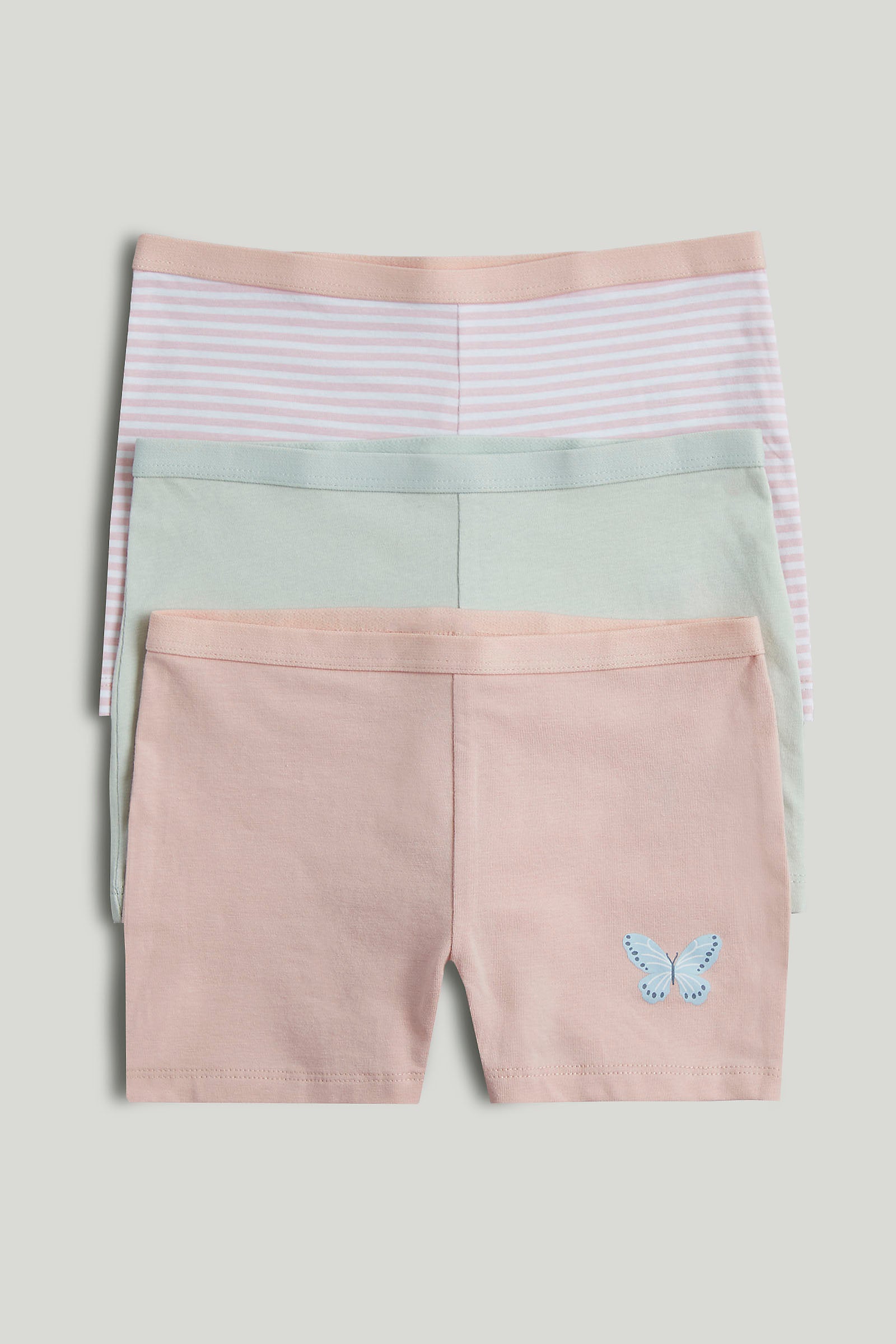 Mothercare 3 Pack Pastel Short Briefs