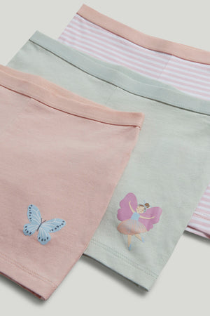Mothercare 3 Pack Pastel Short Briefs