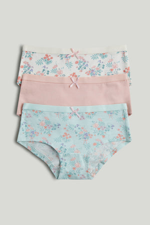 Mothercare 3 Pack Floral Hipster Briefs