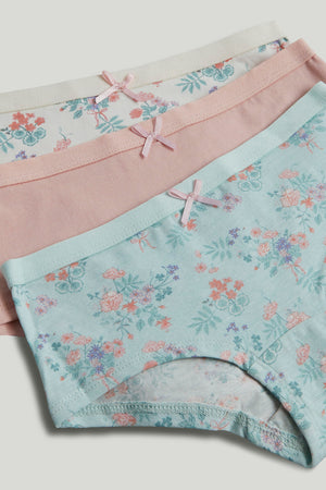 Mothercare 3 Pack Floral Hipster Briefs