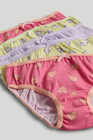 Mothercare 5 Pack Hearts Briefs