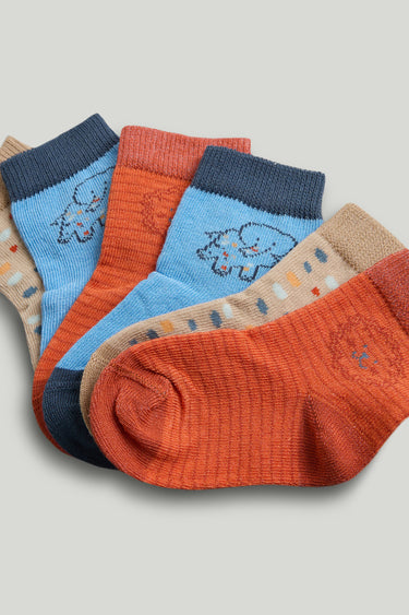 Mothercare 3 Pack Safari Baby Socks