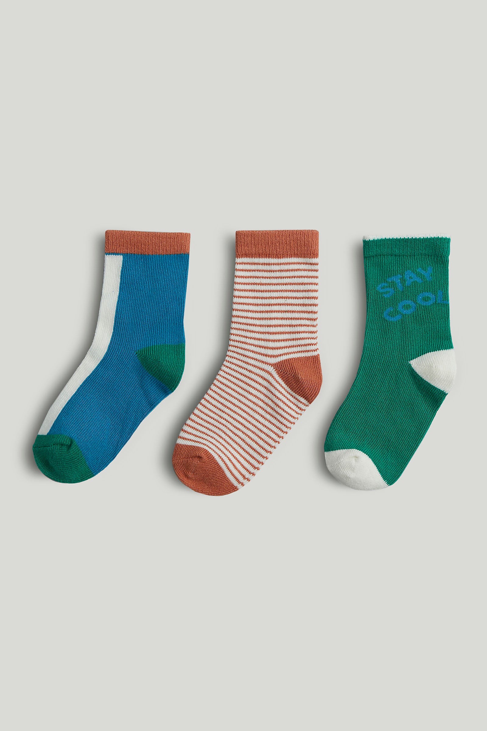 Mothercare 3 Pack Bright Socks