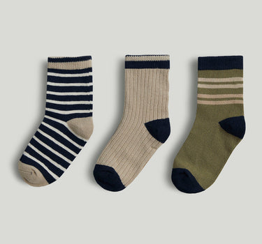 Mothercare 3 Pack Striped Socks