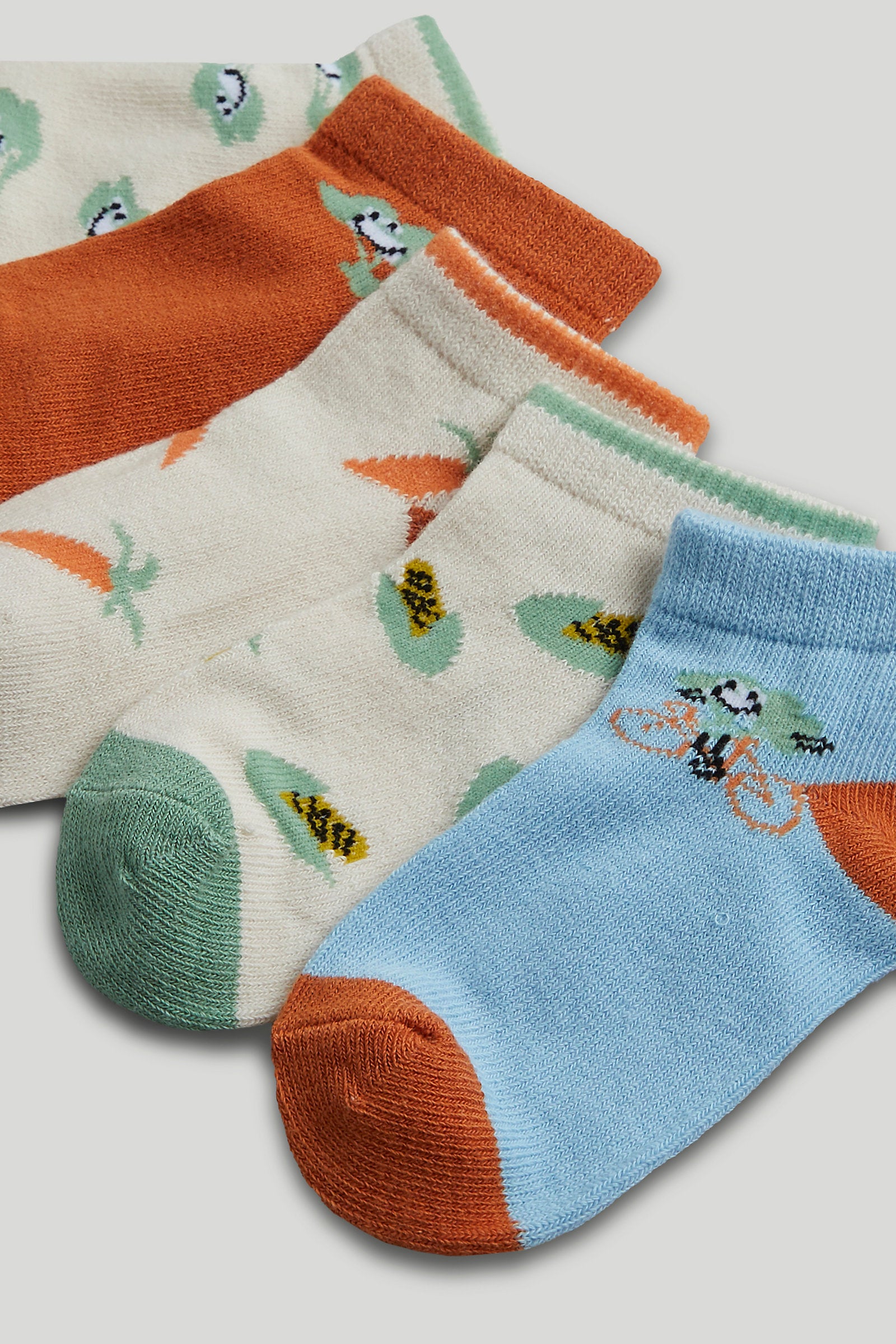 Mothercare 5 Pack Trainer Socks