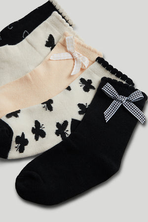Mothercare 5 Pack Butterfly Socks