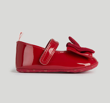 Mothercare Red Bow Pram Shoes