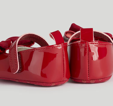 Mothercare Red Bow Pram Shoes