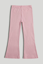 Load image into Gallery viewer, Mothercare Pink Flared Ribbed Leggings
