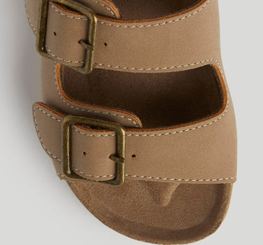 Mothercare Brown Double-Buckle Sandals