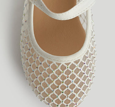 Mothercare Silver Sparkle Ballerina Shoes