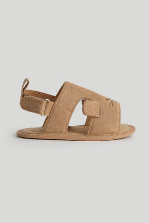 Mothercare Brown Bear Pram Sandals