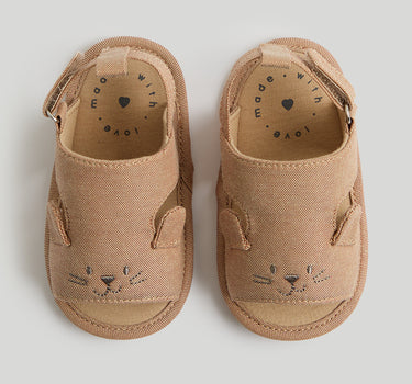 Mothercare Brown Bear Pram Sandals