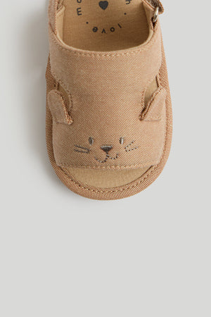Mothercare Brown Bear Pram Sandals