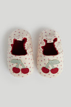 Load image into Gallery viewer, Mothercare Cherry Baby Slippers

