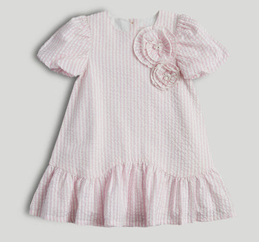 Mothercare Pink Striped Cotton Dress
