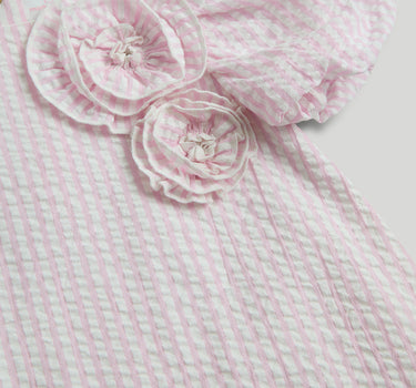 Mothercare Pink Striped Cotton Dress