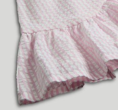 Mothercare Pink Striped Cotton Dress