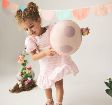 Mothercare Pink Striped Cotton Dress