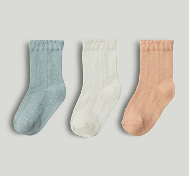 Mothercare 3 Pack Textured Baby Socks