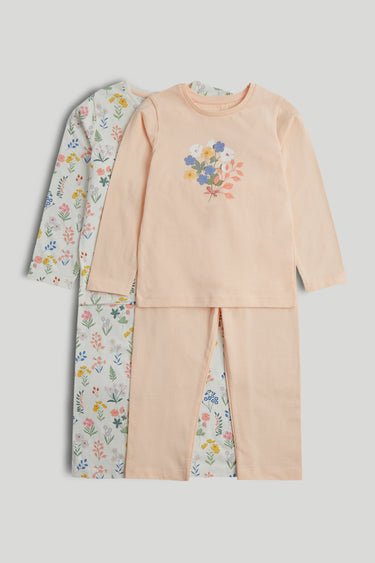 Mothercare Floral Pyjamas - 2 Pack