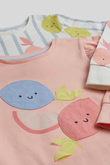 Mothercare 2 Pack Lemon Pyjamas