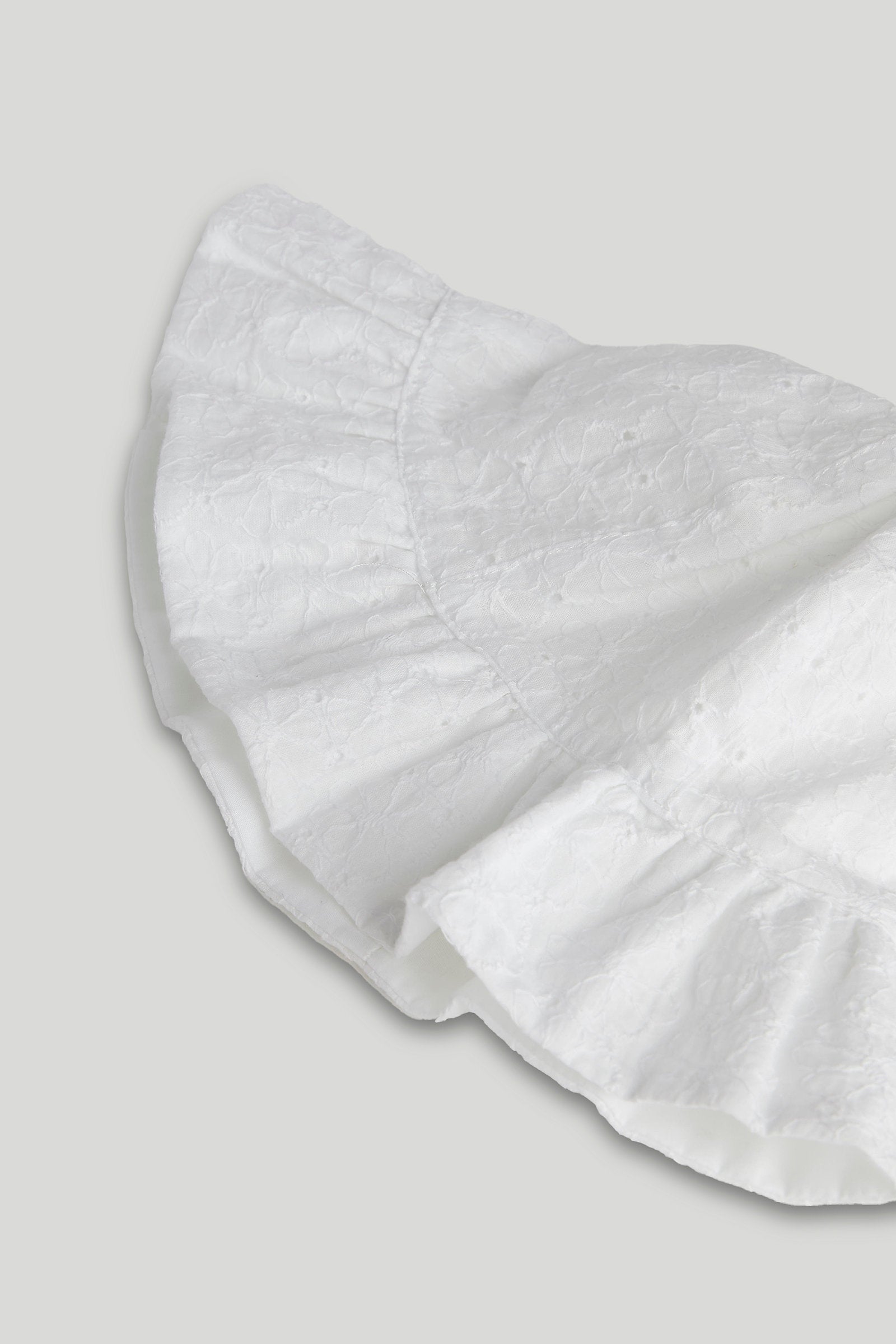 Mothercare White Broderie UPF50+ Sun Hat