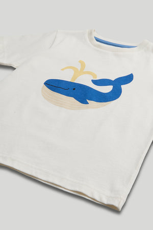Mothercare Whale Short Pyjamas - 2 Pack