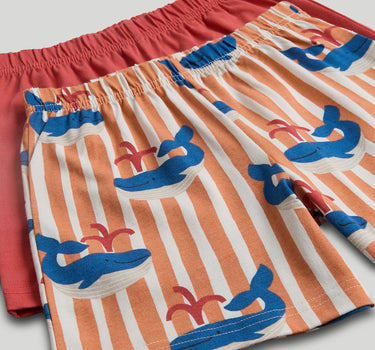 Mothercare Whale Short Pyjamas - 2 Pack