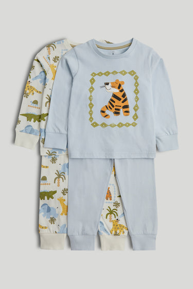 Mothercare 2 Pack Safari Pyjamas