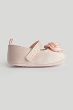 Load image into Gallery viewer, Mothercare Pink Flower Pram Shoes
