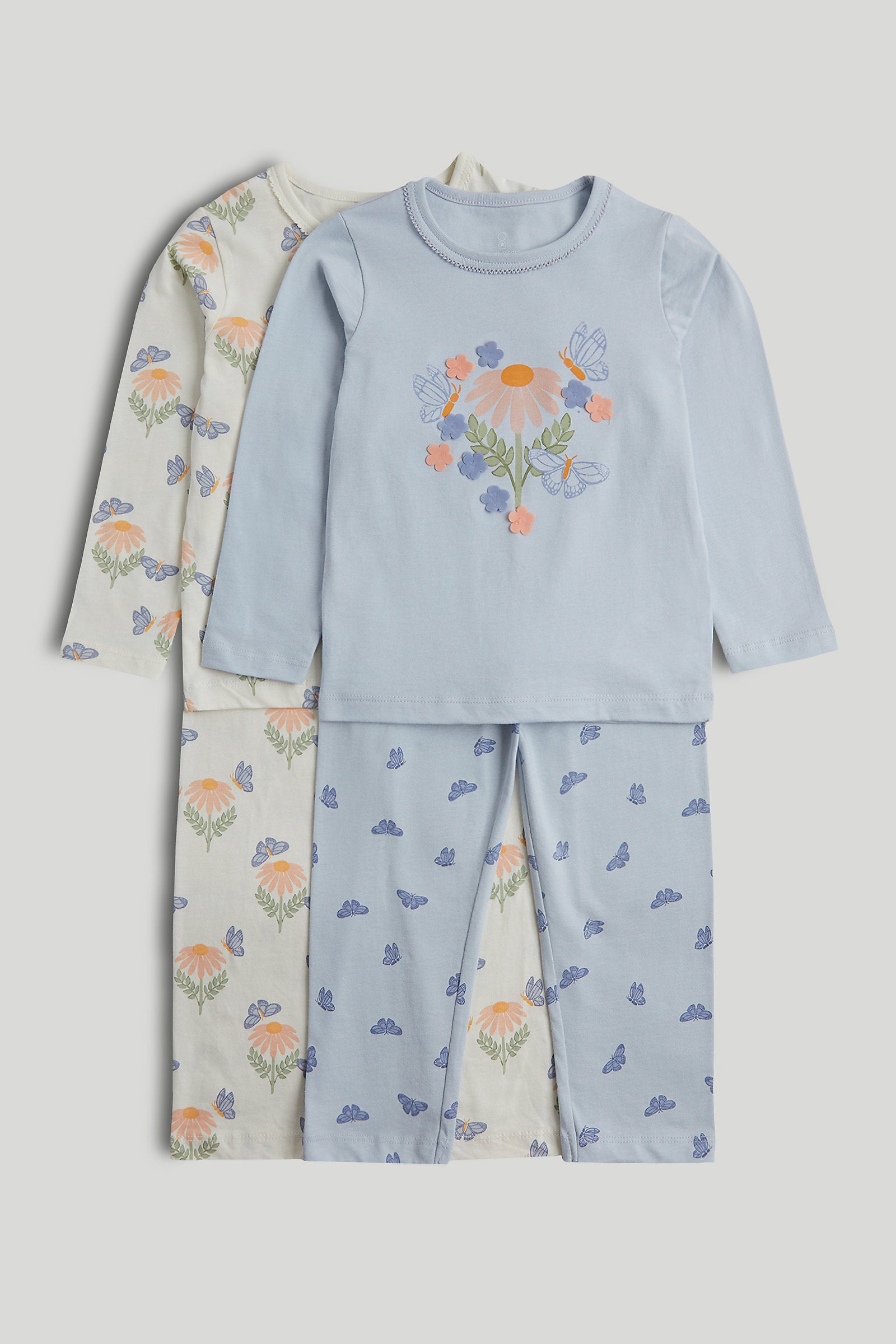 Mothercare Butterfly Pyjamas - 2 Pack