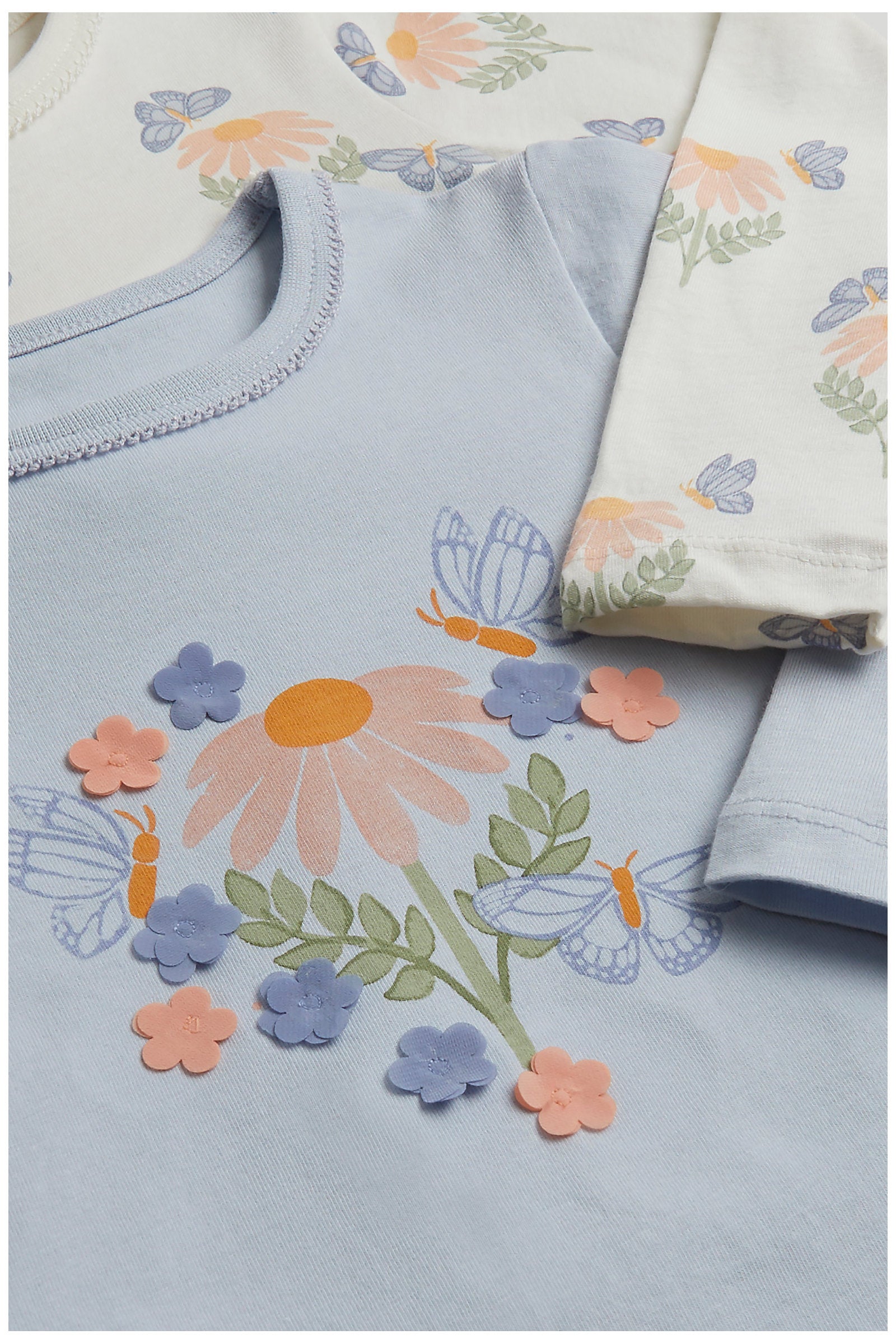 Mothercare Butterfly Pyjamas - 2 Pack