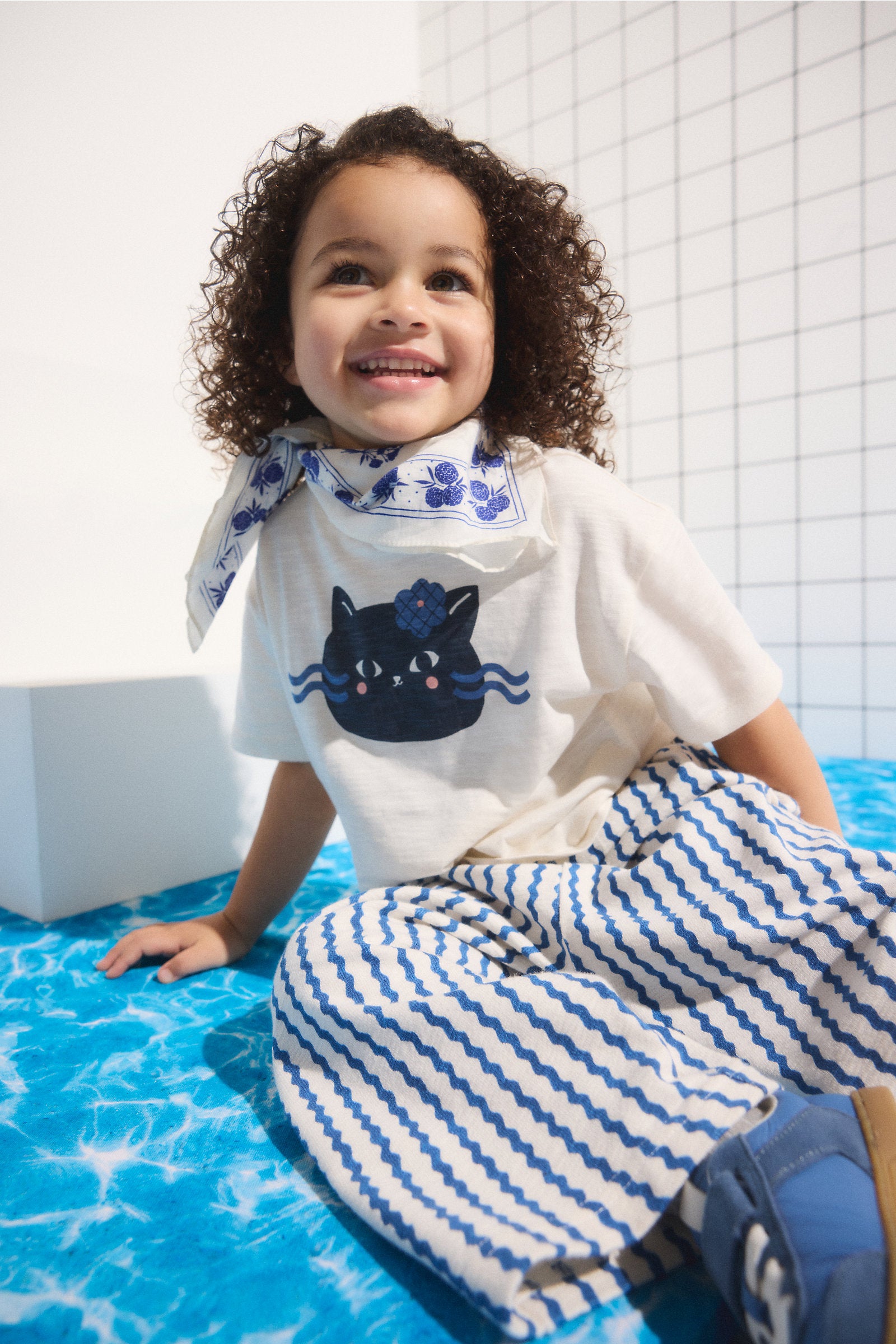 Mothercare Cat T-Shirt and Trousers Outfit