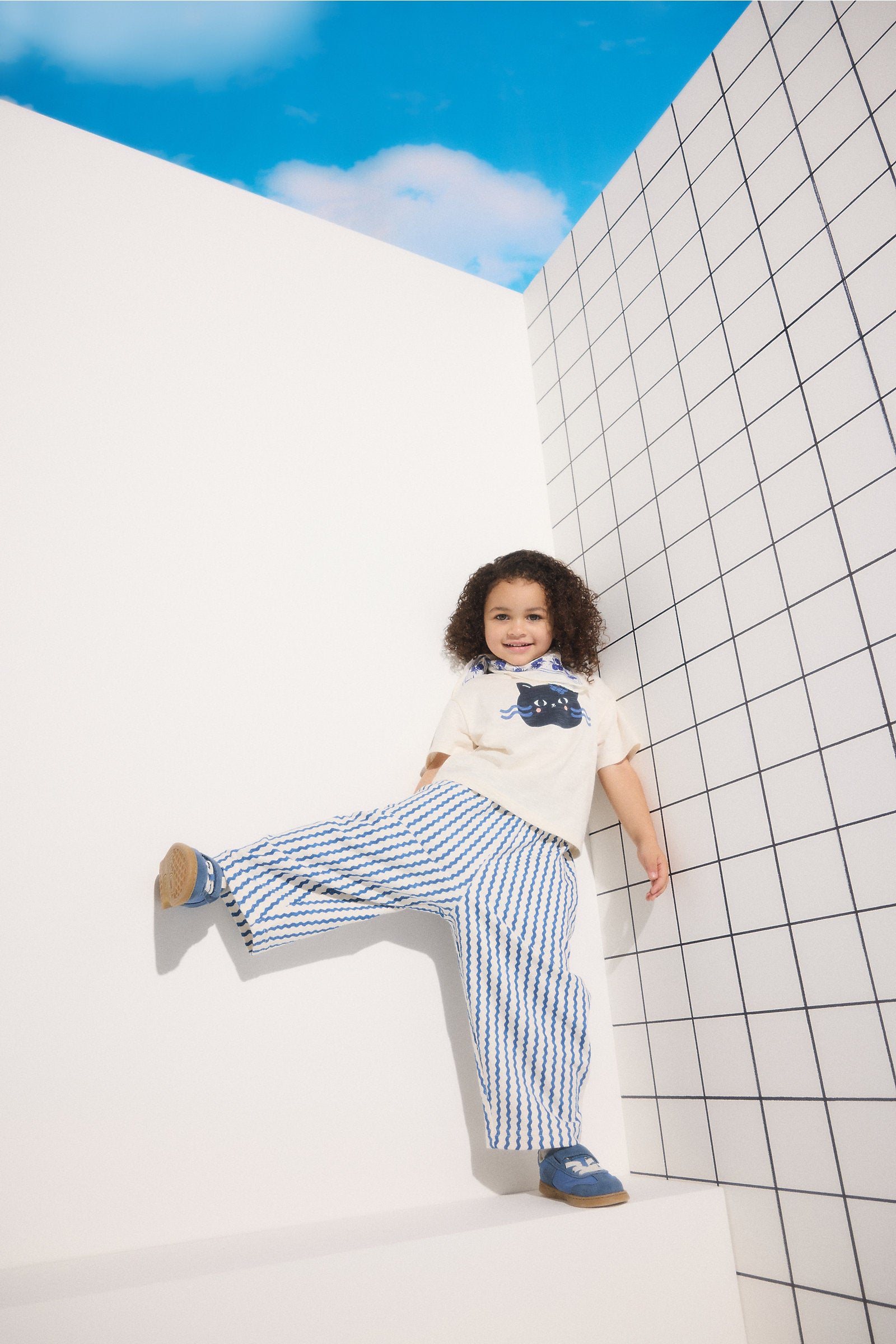 Mothercare Cat T-Shirt and Trousers Outfit