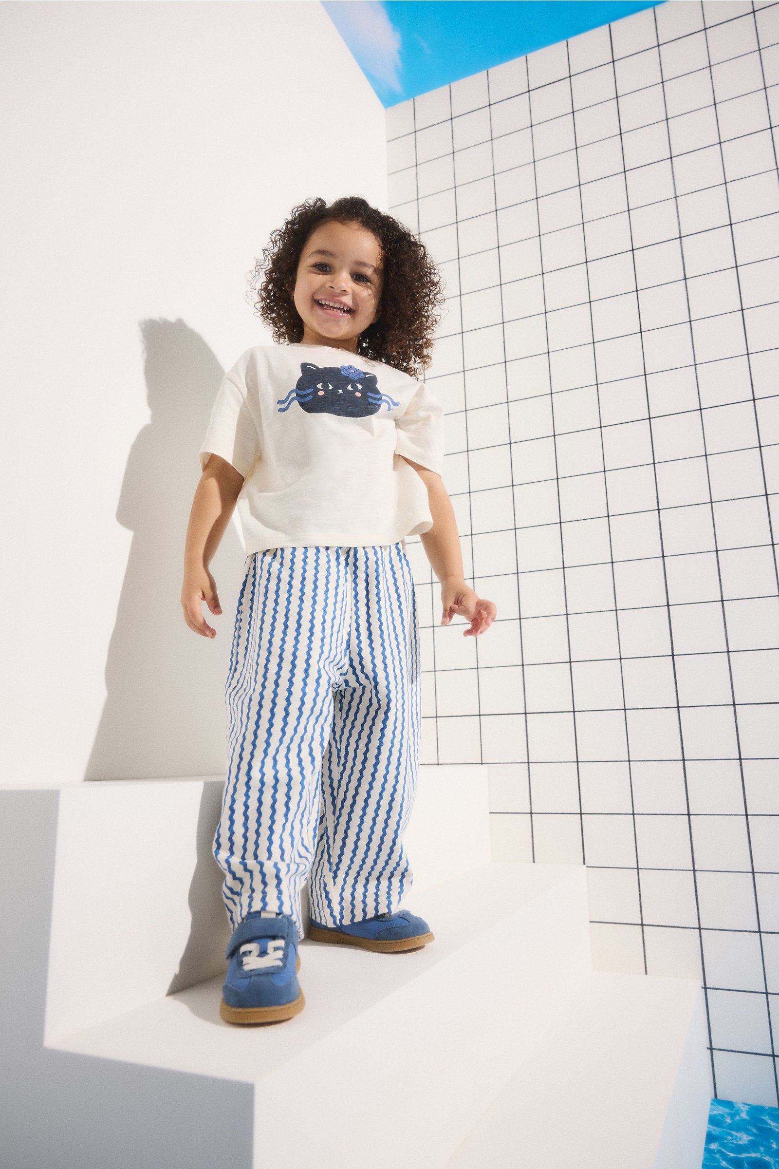 Mothercare Cat T-Shirt and Trousers Outfit