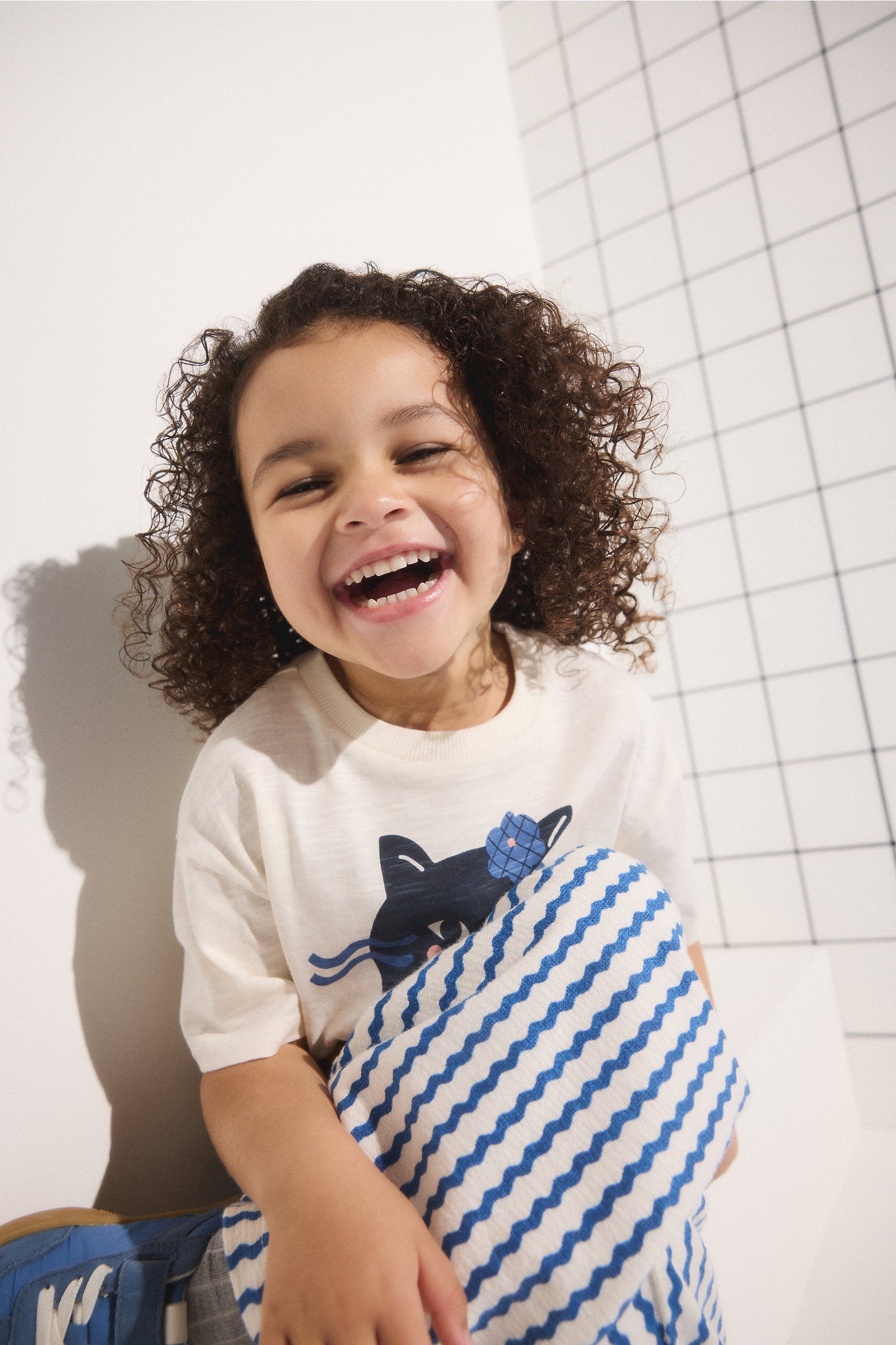 Mothercare Cat T-Shirt and Trousers Outfit