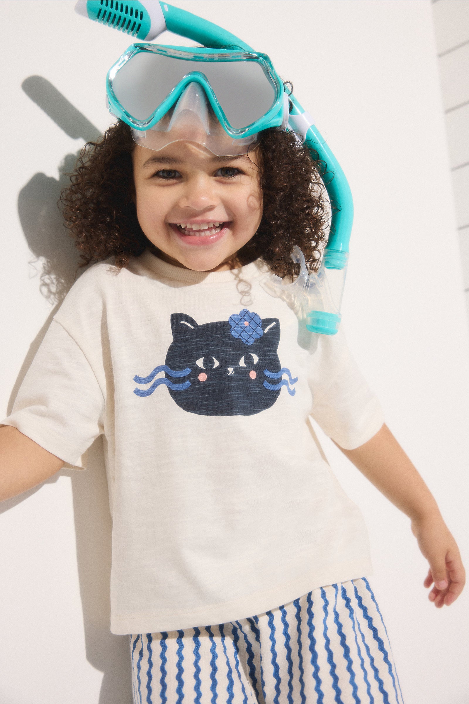Mothercare Cat T-Shirt and Trousers Outfit