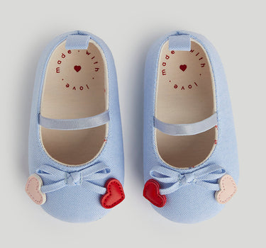 Mothercare Denim Ballerina Pram Shoes
