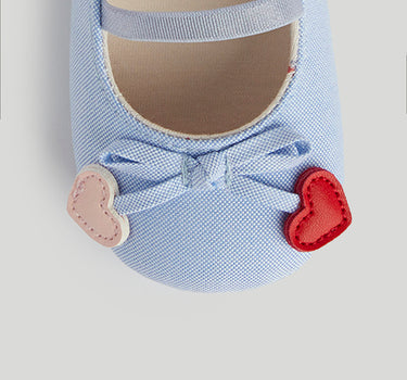 Mothercare Denim Ballerina Pram Shoes