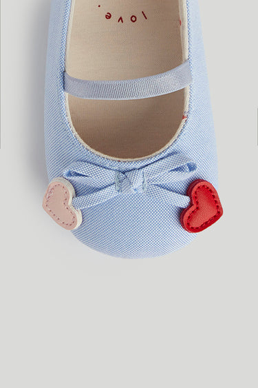 Mothercare Denim Ballerina Pram Shoes