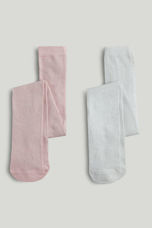 Mothercare 2 Pack Glitter Tights