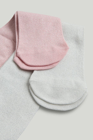 Mothercare 2 Pack Glitter Tights